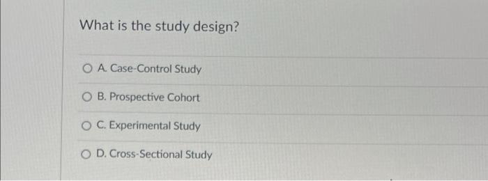 Solved Questions 1-5 Are Based On The Following Study | Chegg.com