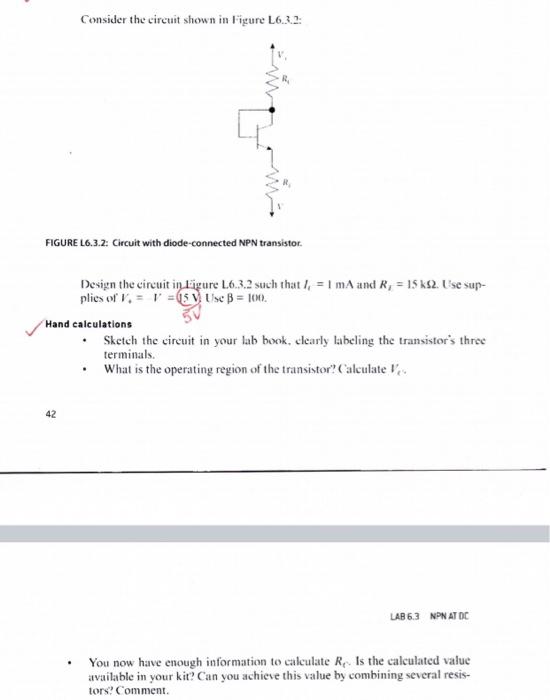 Solved Consider the circuit shown in Figure L6.3.2 FIGURE