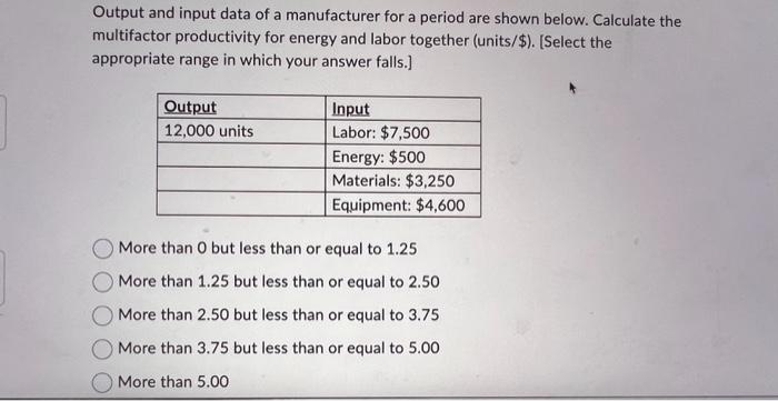 Solved The total output from a production system in one day | Chegg.com