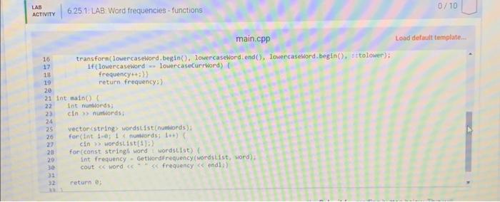 Solved C++ help please. Im not sure what im doing wrong or | Chegg.com