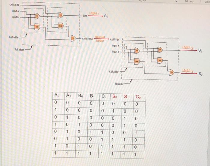 Solved Draw in tinkercad using:1- one XOR gate (7486)2- one | Chegg.com