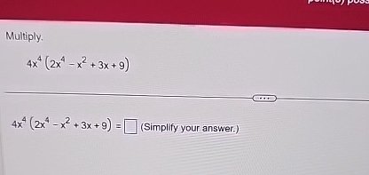 2x 2 x 4 9x 3