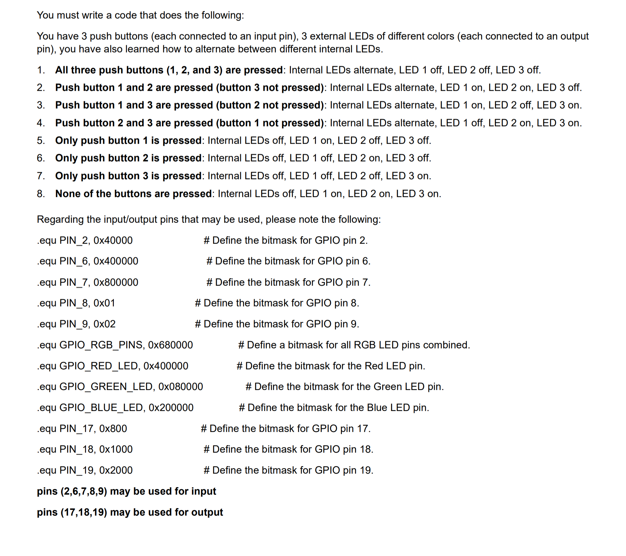 Solved You must write assembly code that does the | Chegg.com