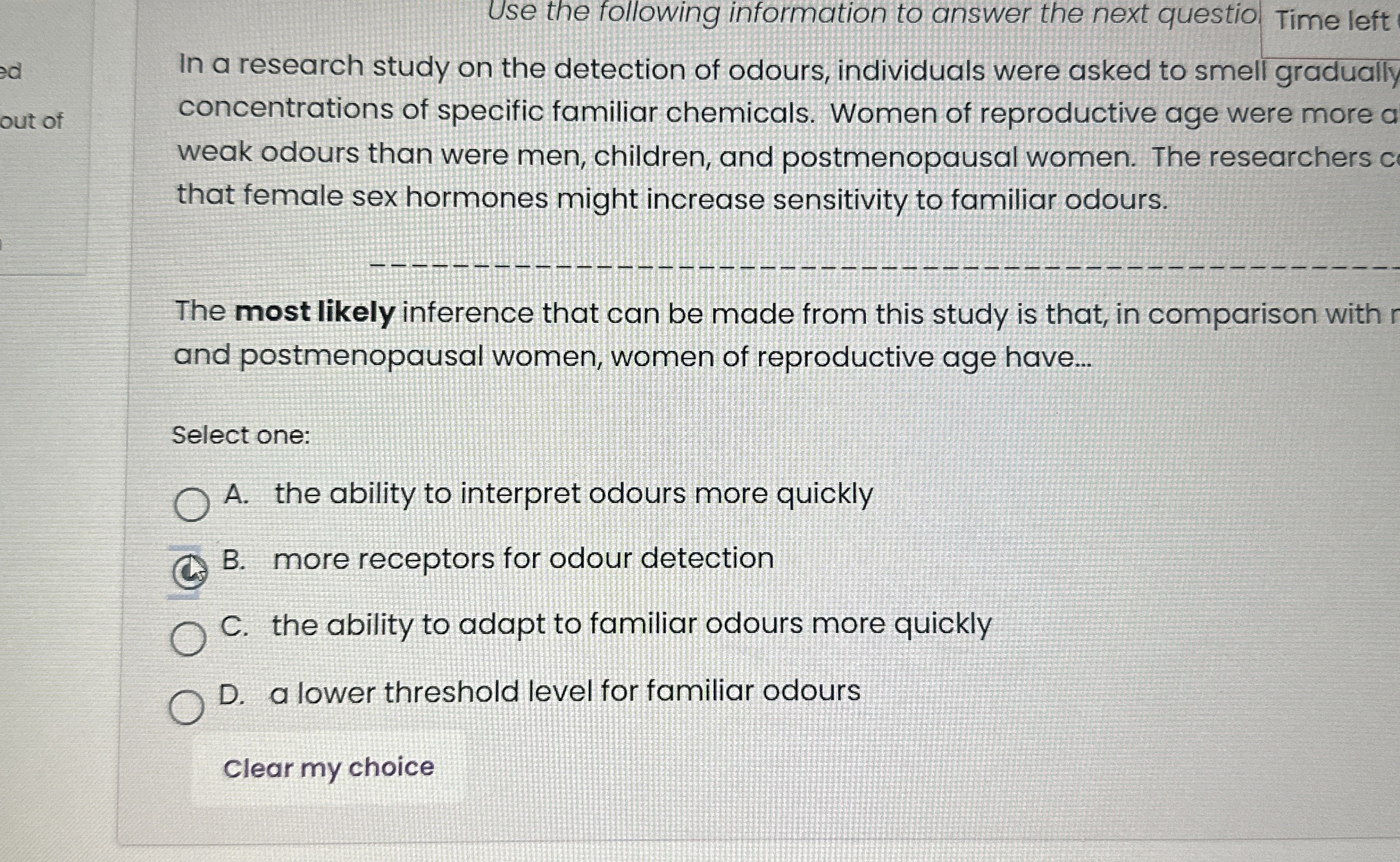 Solved Use the following information to answer the next | Chegg.com