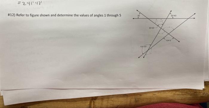 Solved H12) Refer to figure shown and determine the values | Chegg.com