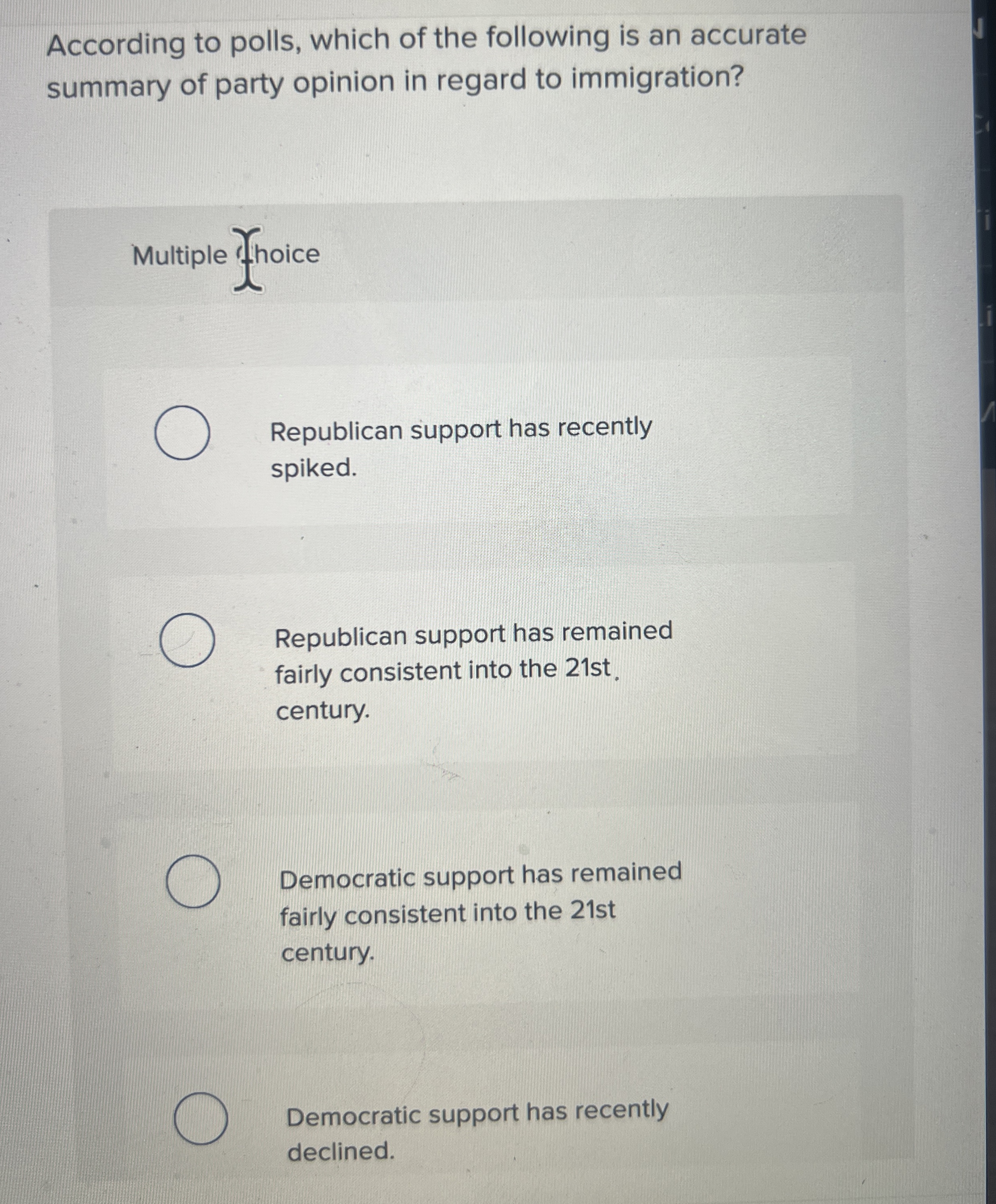 Solved What does this mean According to polls, which of the
