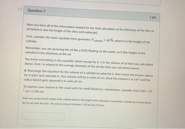 Solved I just need help with question 7!! all the other | Chegg.com