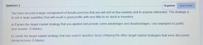 Solved Question 2 10 points Save Answer You have secured a | Chegg.com