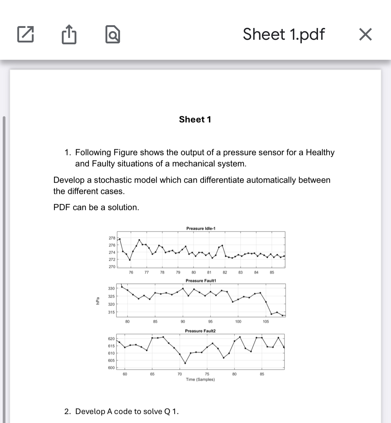 Solved QSheet 1.pdfSheet 1Following Figure shows the output | Chegg.com