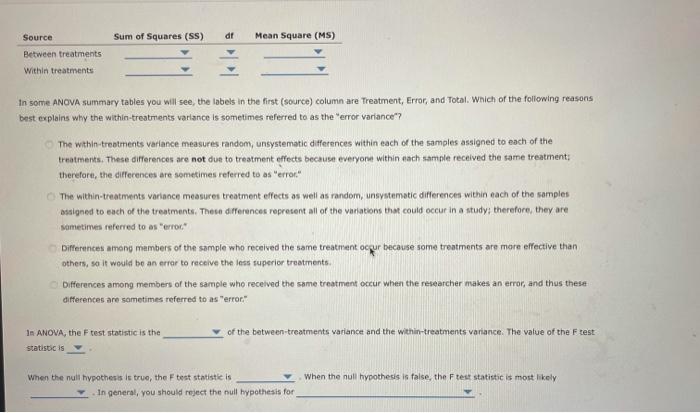 Solved The following table summarizes the results of a study | Chegg.com