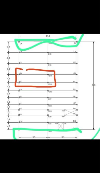 slab & beam & column design the slab c3,c4,c13,c15 / | Chegg.com