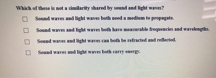 similarity between sound and light waves