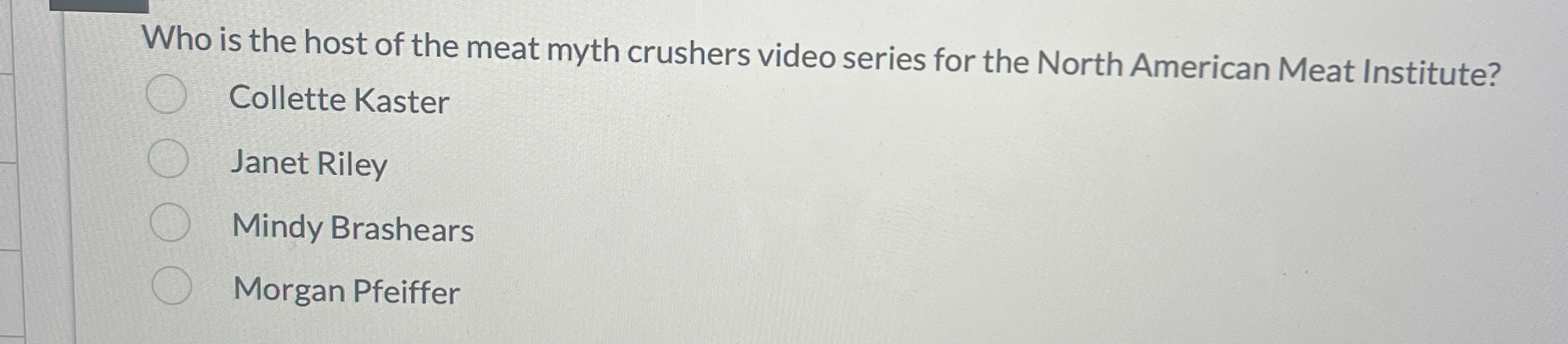 Solved Who is the host of the meat myth crushers video | Chegg.com