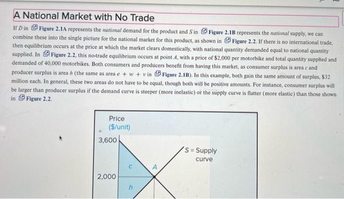 Solved 1. Compared to the no trade scenario, who benefits | Chegg.com
