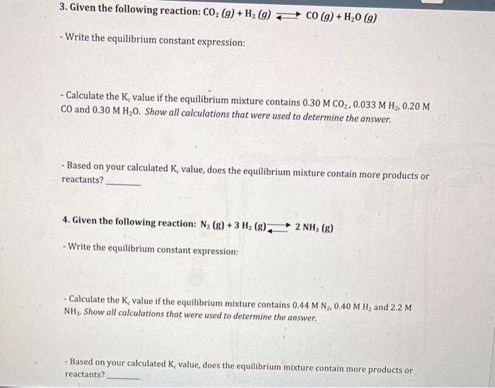 Solved 1. Given the following reaction: 3O2(g)+ heat 2O3(g) | Chegg.com