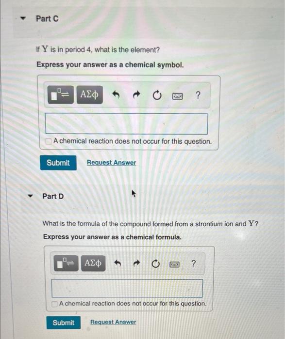 Solved Consider an ion with the symbol Y3- formed from a | Chegg.com