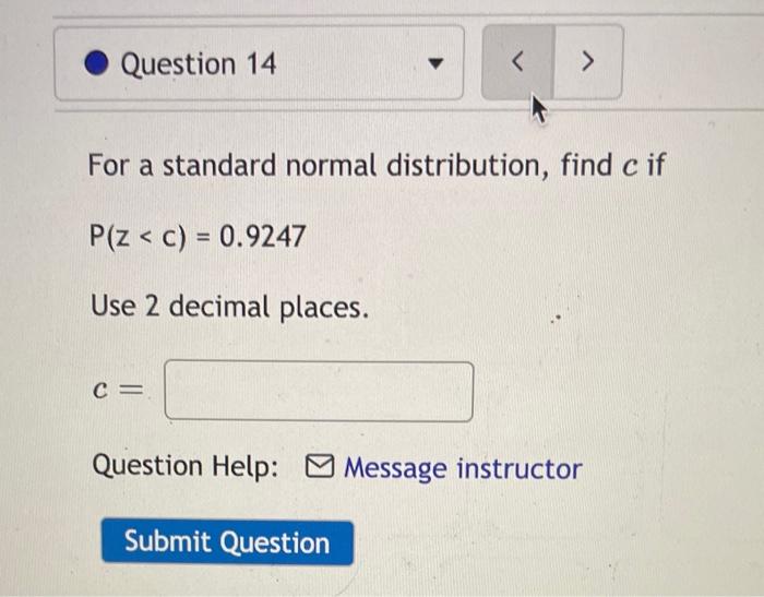 Solved 5.1: The Standard Normal Distribution Progress saved | Chegg.com