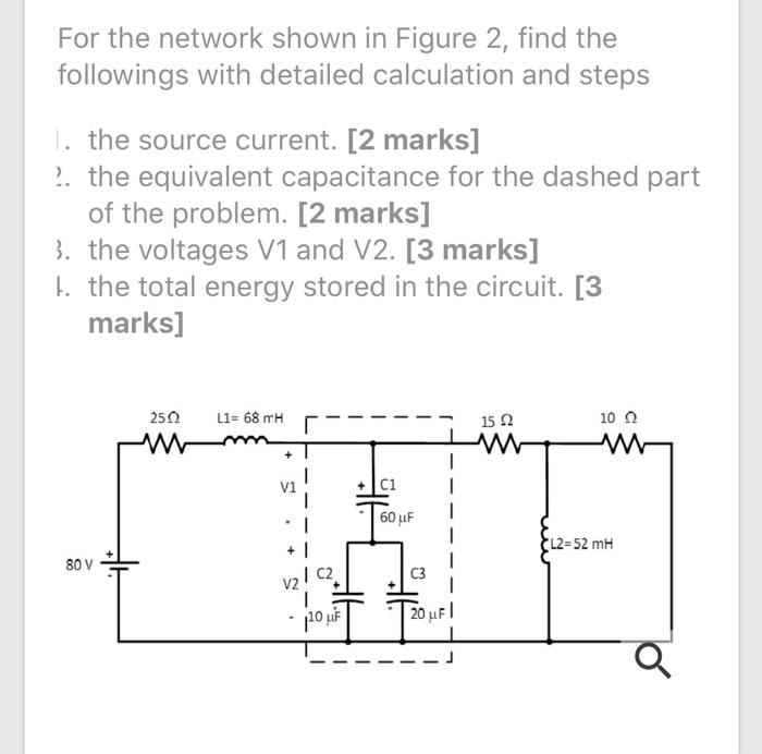 Solved For the network shown in Figure 2, find the | Chegg.com