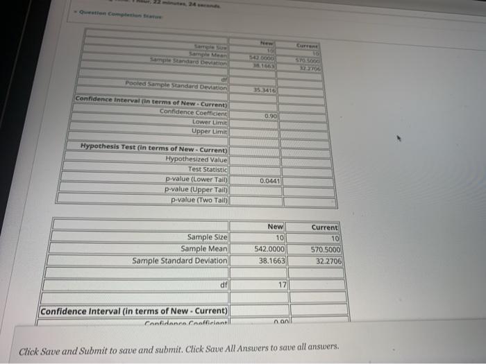Solved Question complet Sample Standard Deviation Pooled | Chegg.com