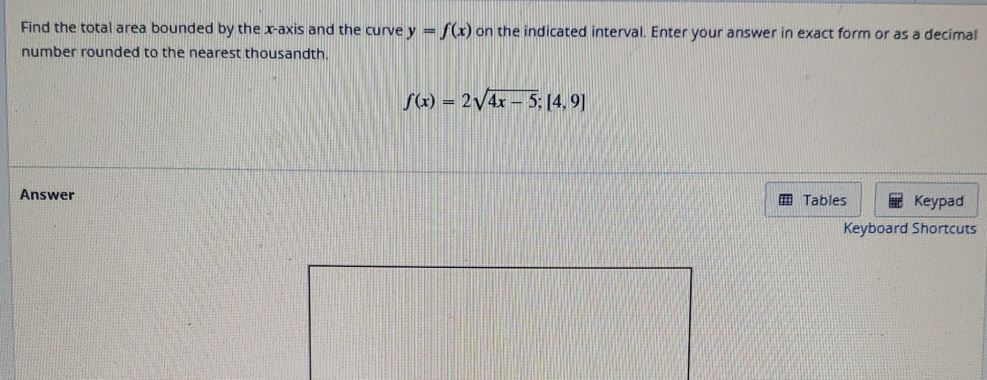  Solved Find The Total Area Bounded By The X