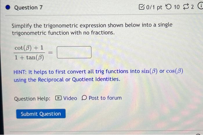 find the value of each trigonometric value simplify all fractions