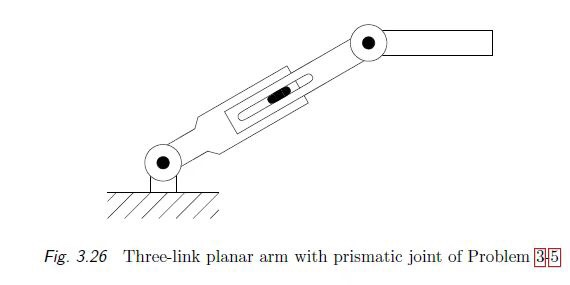 Solved 5. Consider the three-link planar manipulator of | Chegg.com