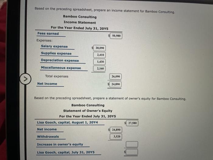 Solved Bamboo Consulting is a consulting firm owned and