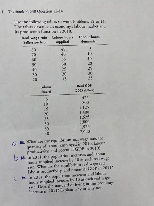 Solved Use the following tables to work Problems 12 to 14. | Chegg.com