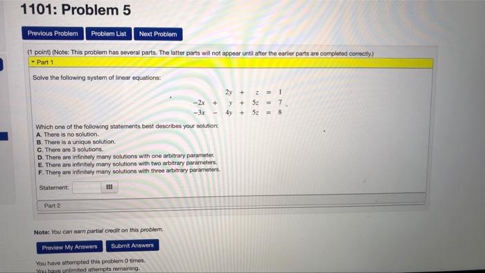 Solved 1101: Problem 5 Previous Problem Problem List Next | Chegg.com