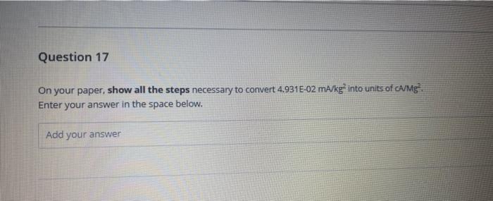 Solved On your paper, show all the steps necessary to | Chegg.com