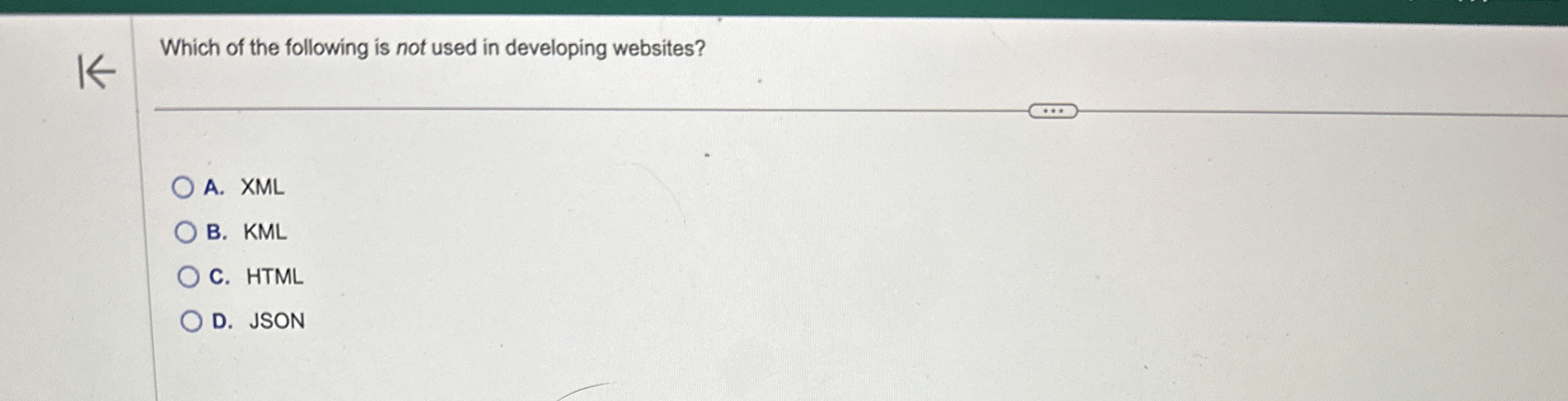 Solved Which of the following is not used in developing | Chegg.com