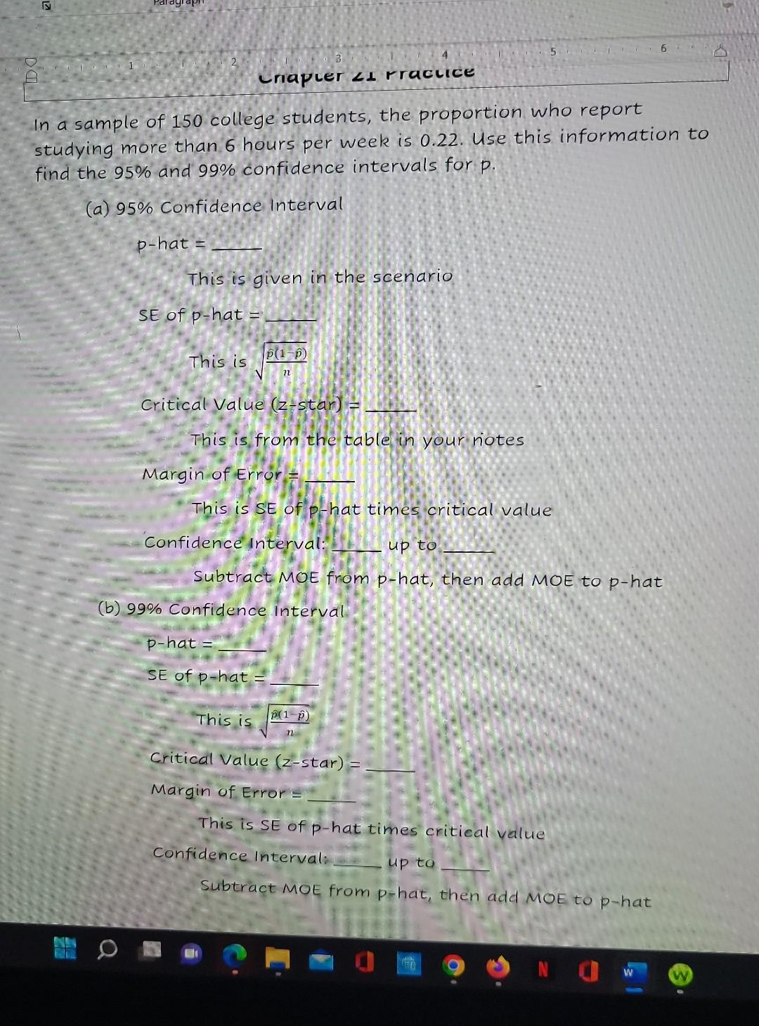 Solved In a sample of 150 college students, the proportion | Chegg.com