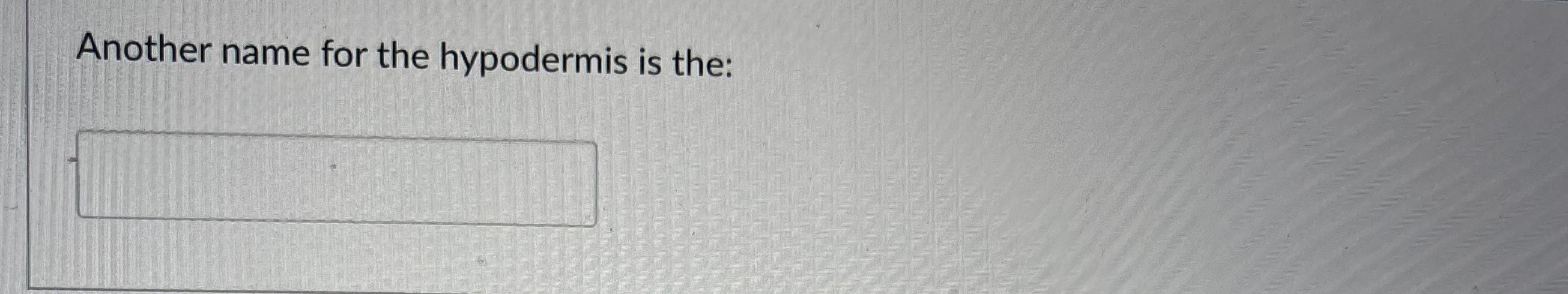 solved-another-name-for-the-hypodermis-is-the-chegg