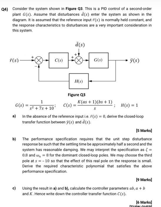 Solved Q4) Consider the system shown in Figure 03. This is a | Chegg.com
