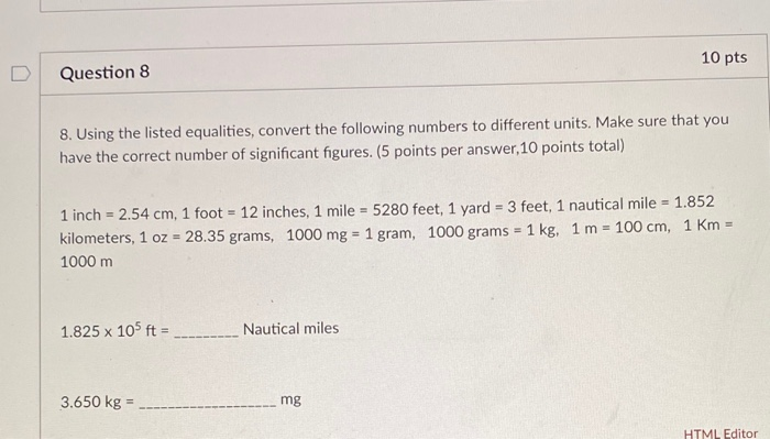 Solved Question 7 10 pts 7. Perform the following | Chegg.com