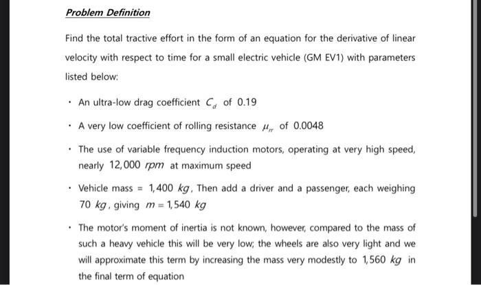 problem-definition-find-the-total-tractive-effort-chegg