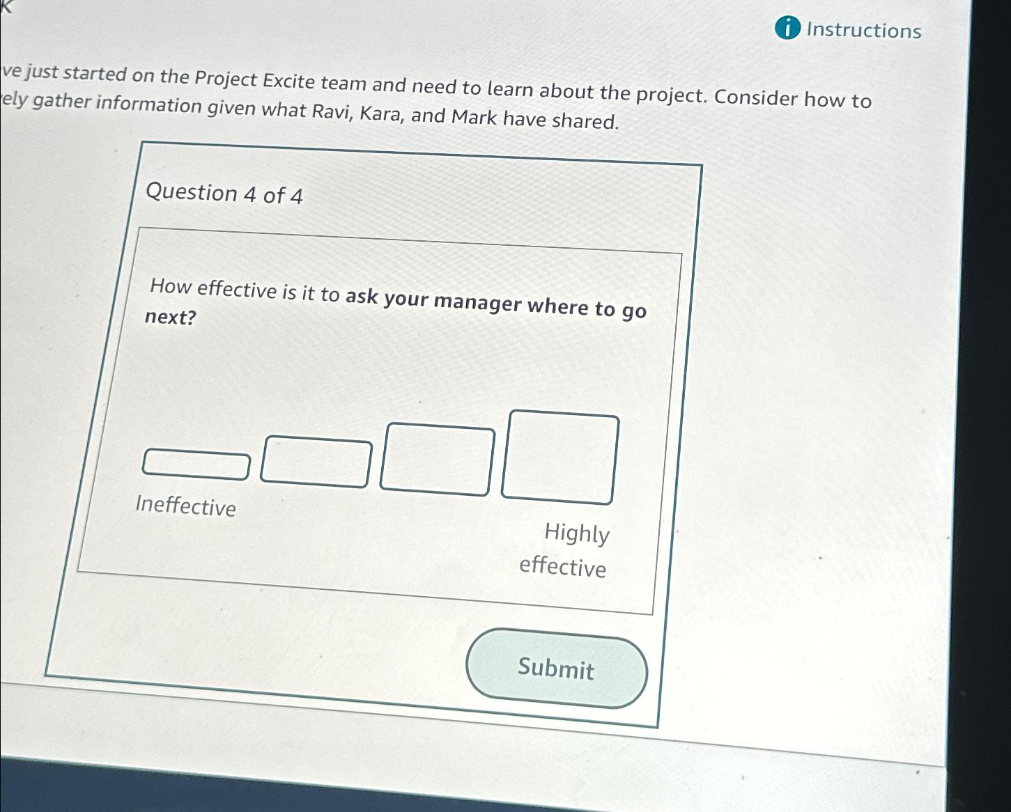 Solved (i) ﻿Instructionsve just started on the Project | Chegg.com