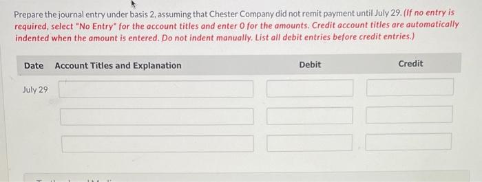 Solved On June 3. Wildhorse Company sold to Chester Company