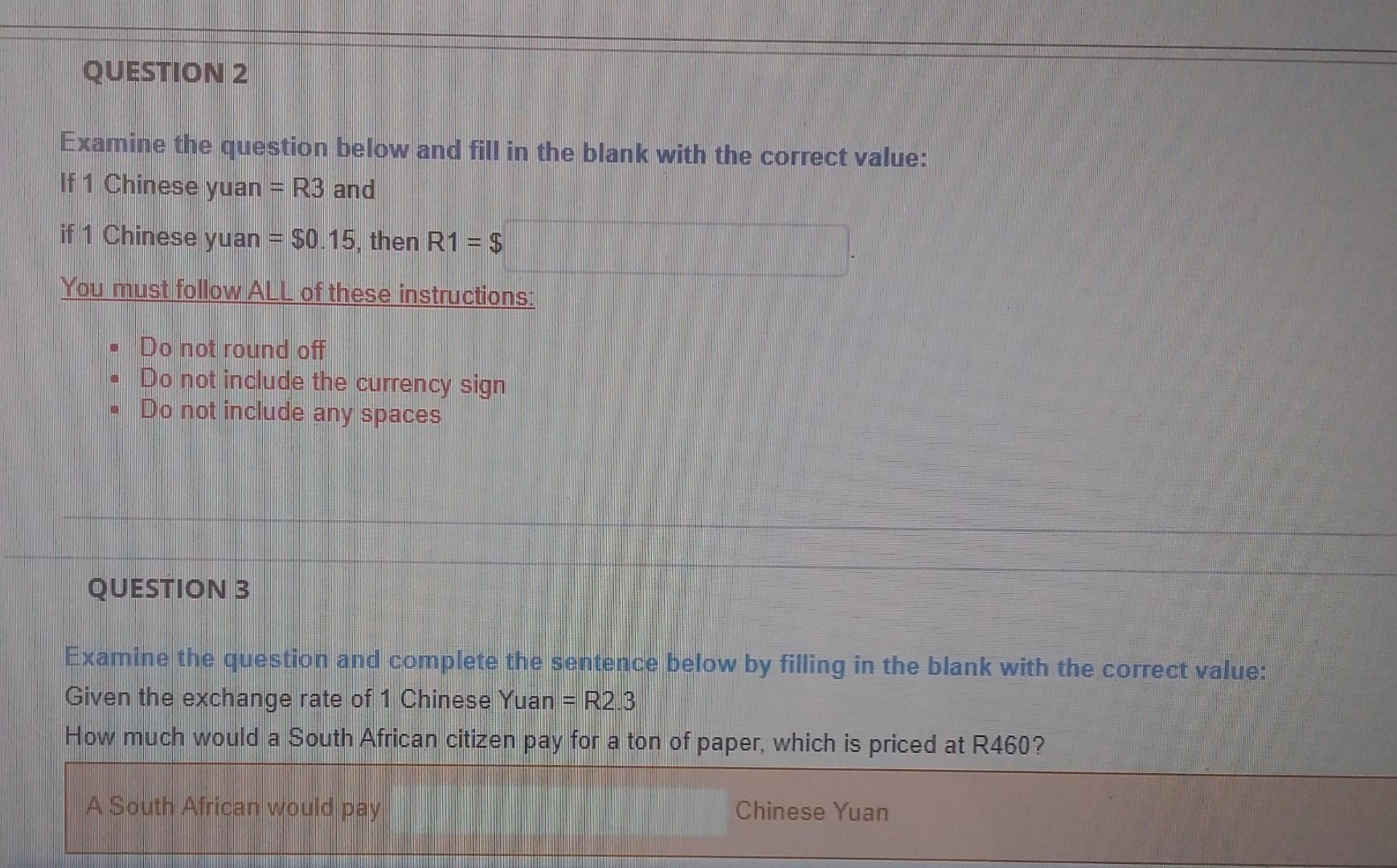 Solved Examine the question below and fill in the blank with | Chegg.com