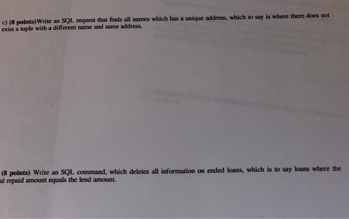 Solved Problem 11 This problem is about writing SQL for the | Chegg.com