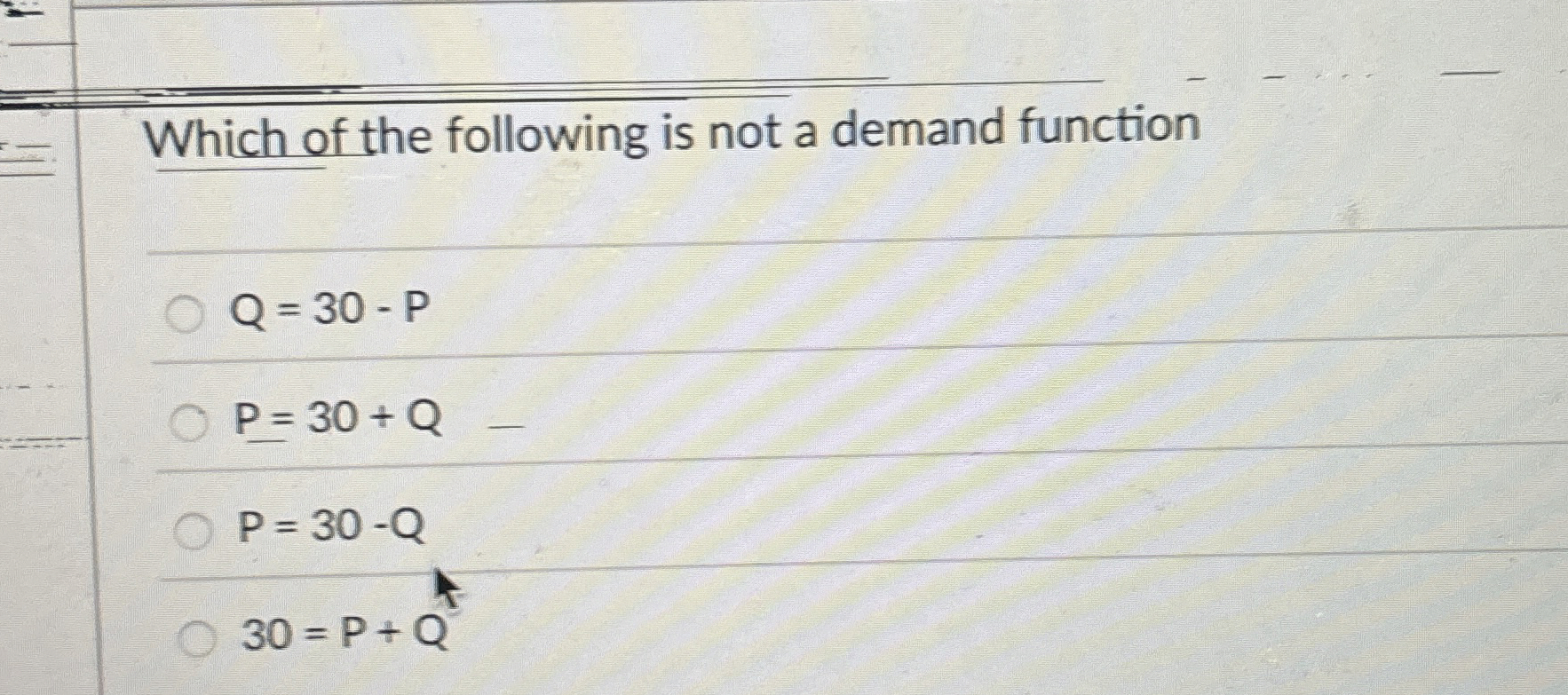 Solved Which of the following is not a demand | Chegg.com