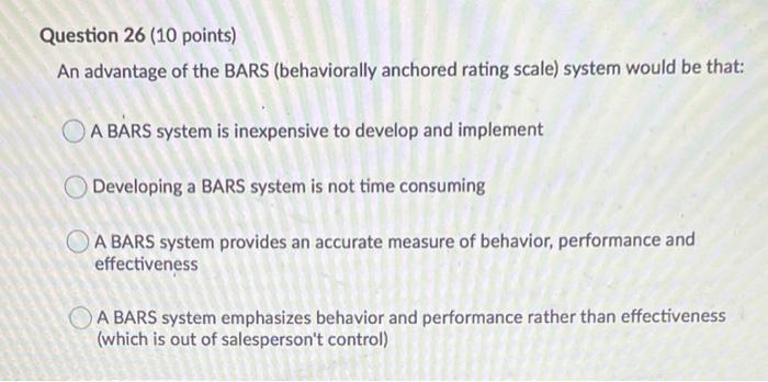 effectiveness rating scale