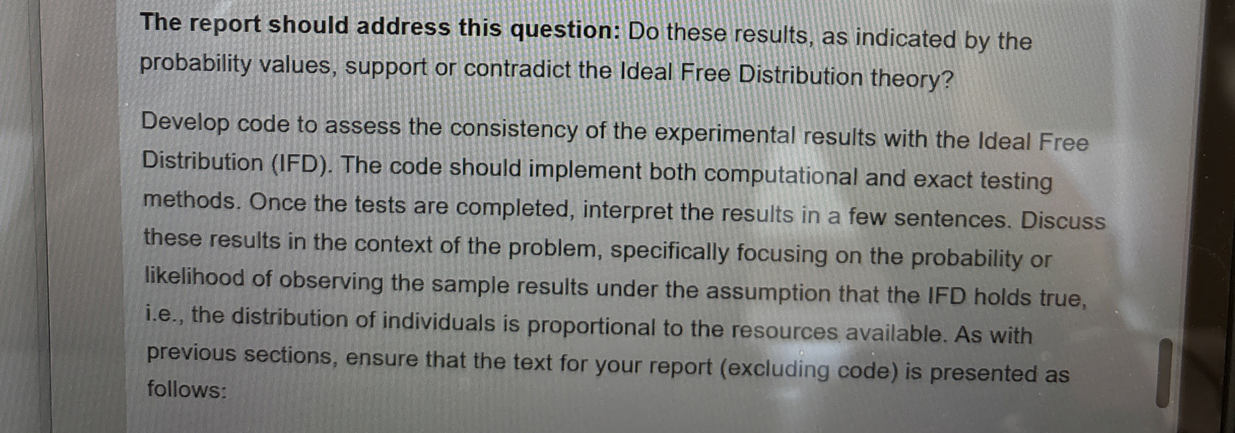 Solved The report should address this question Do these