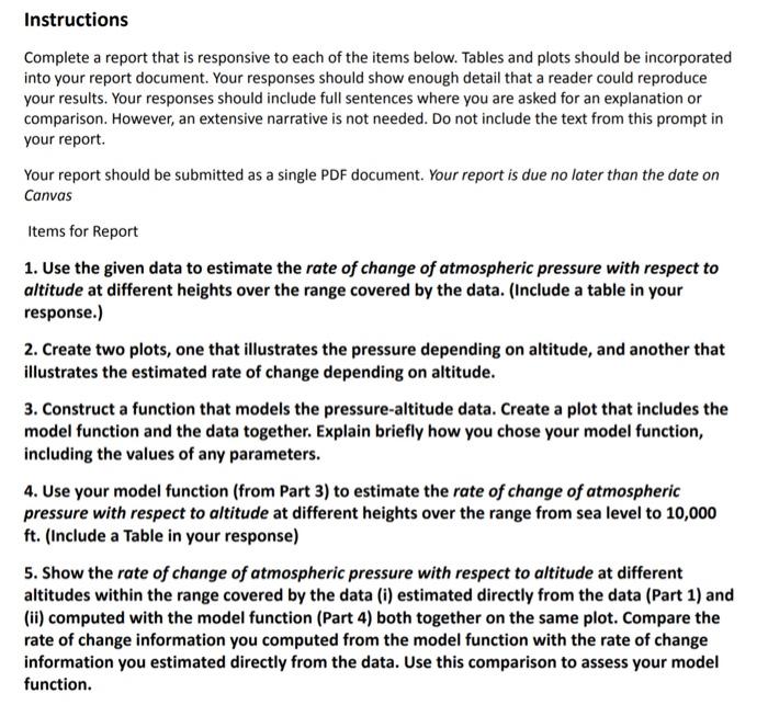 Your report should be submitted as a single PDF | Chegg.com