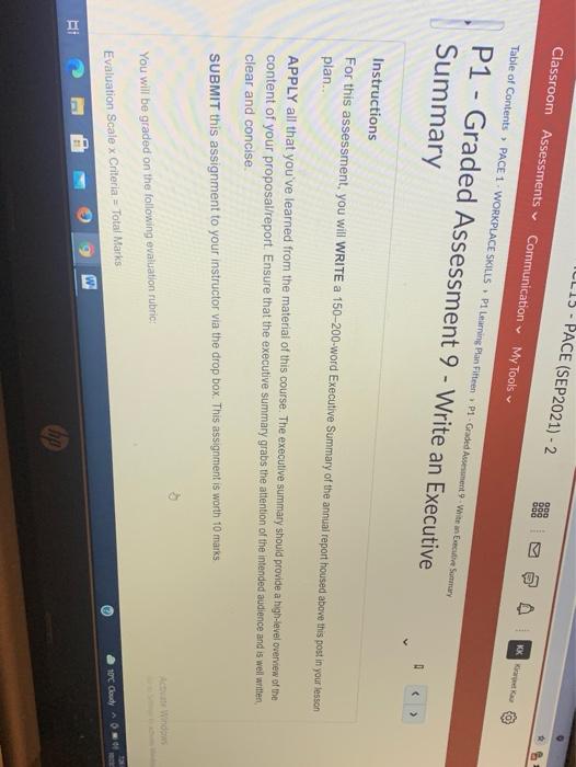 ILL15 PACE (SEP 2021) 2 Classroom Assessments