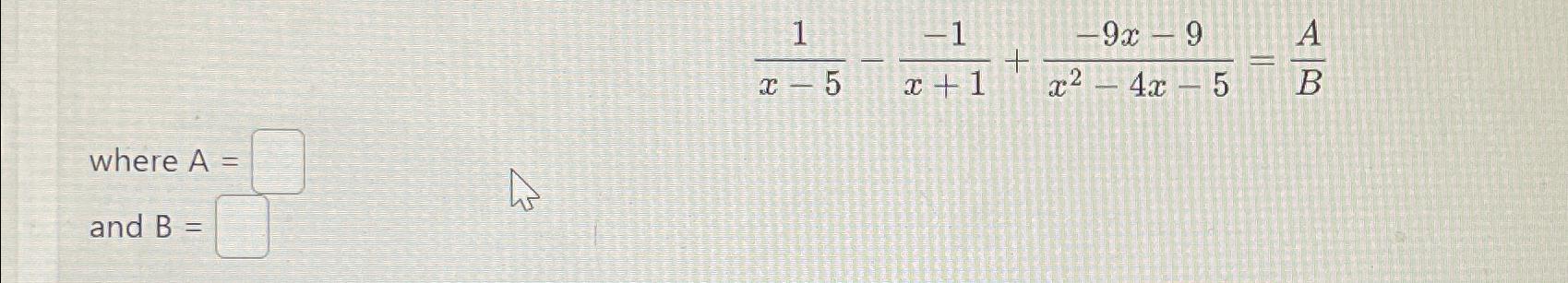 5x 2 4x 9 )-( 2x 2 3x 1