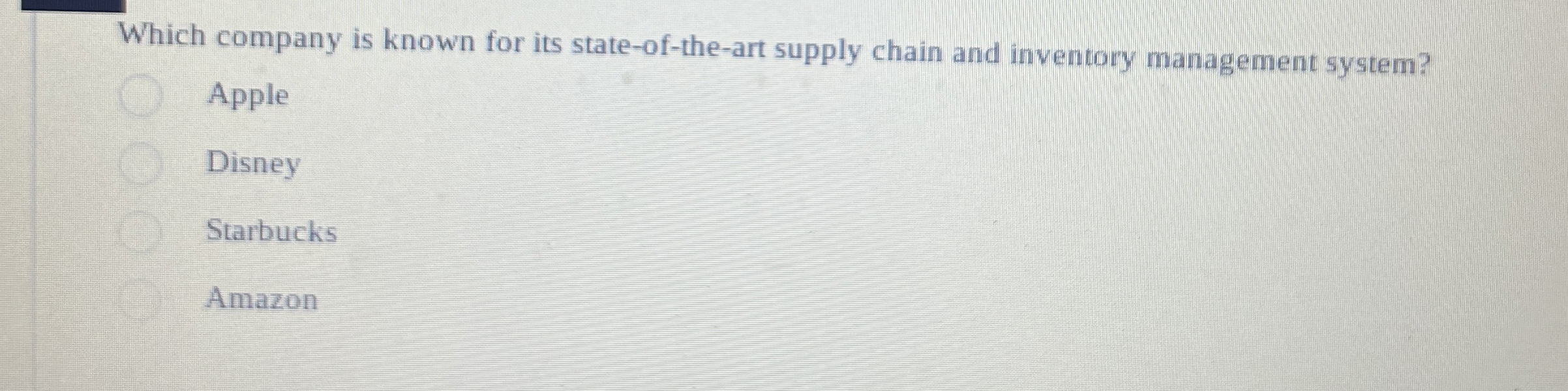 Solved Which company is known for its stateoftheart