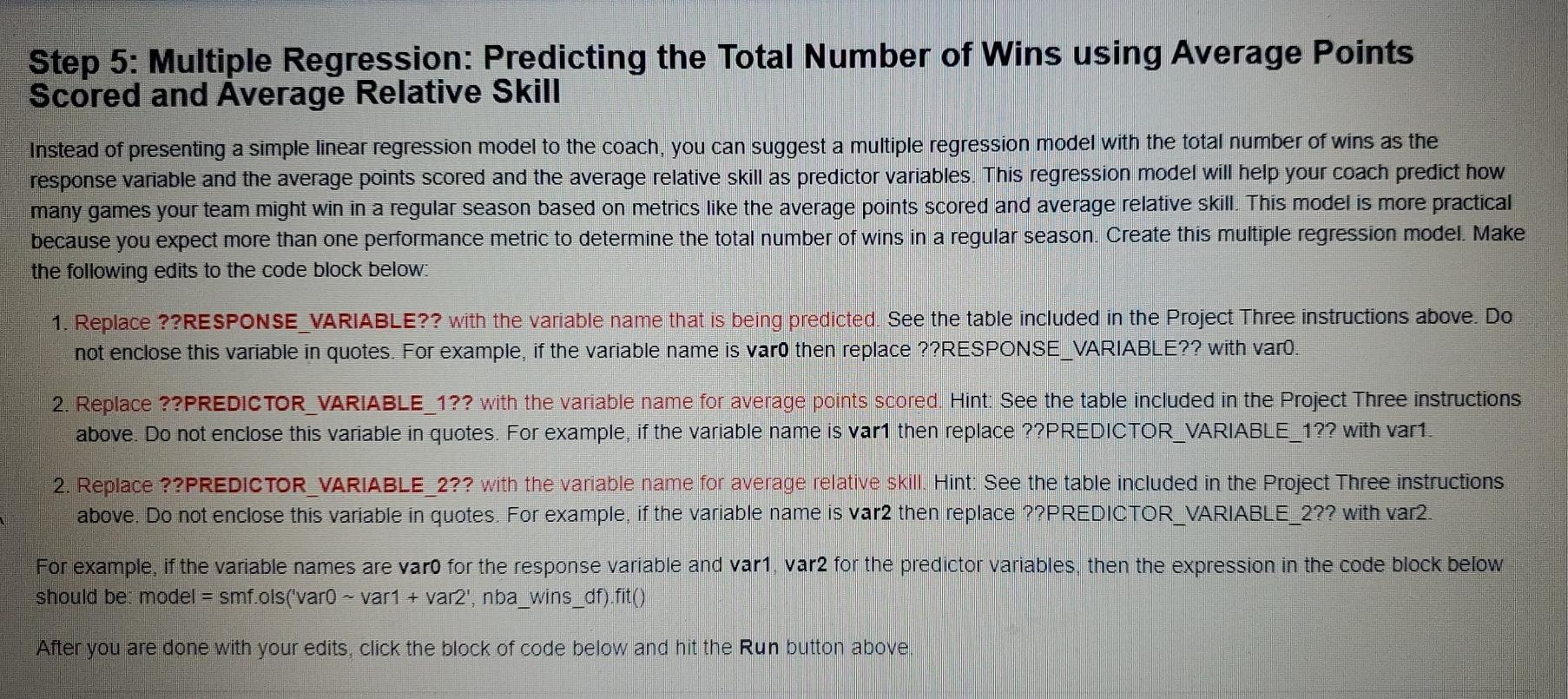 solved-step-5-multiple-regression-predicting-the-total-chegg