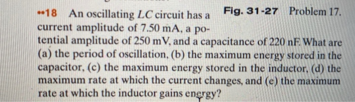 Solved QUESTION 3 For problem 31.18 find the maximum rate at | Chegg.com