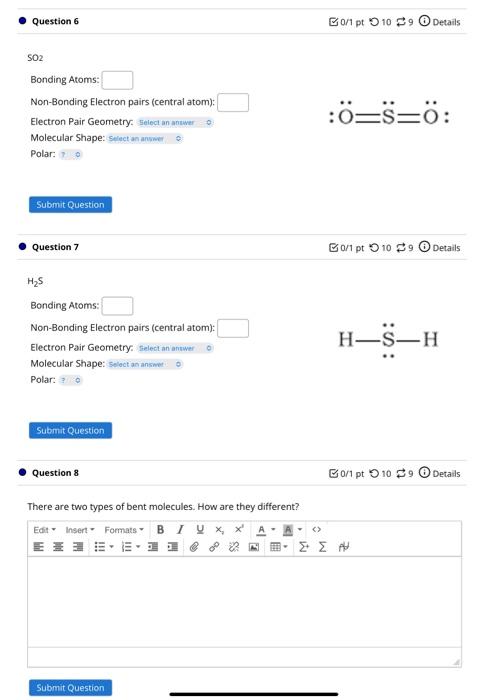 Solved Use The Set Of Molecular Models To Construct Each Of | Chegg.com